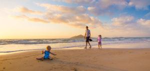 Sunrise on Mission Beach with Dunk Island in the background