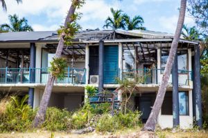 Dunk Island Resort following Cyclone Yasi