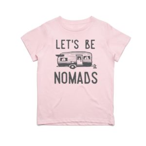 lets be nomads tee created by the blonde nomads www.theblondenomads.com.au