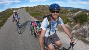 biking around Rottnest Island with The Blonde Nomads