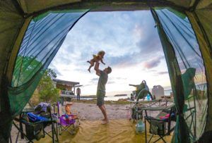 steep point camping, family fun the blonde nomads