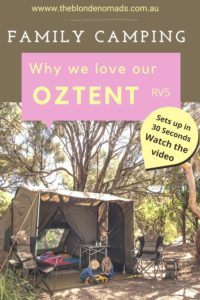 How we set up our Oztent RV5