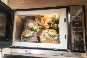 We store our bread in our caravan microwave