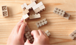 wooden lego blocks