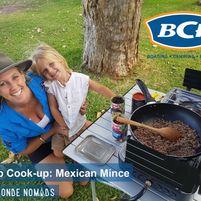 Mexican Mince Camp Cooking with the blonde nomads