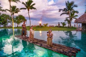 Fire lighting ceremony at Nanuku, Fiji