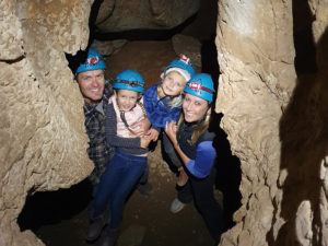 Adventure Cave tour in the Capricorn Caves with the blonde nomads