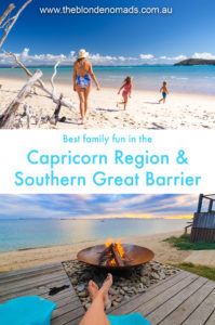 Best family things to do in the Capricorn Coast with the blonde nomads