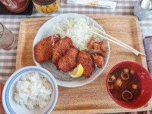 Yummy lunch - Tonkatsu (fried pork cutlet) 