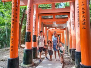 With so much exploring comfortable shoes are a must when travelling in Japan with kids