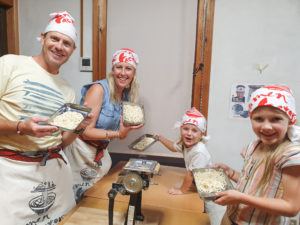 We enjoyed a cooking class while in Kyoto and it was so much fun, we all loved it