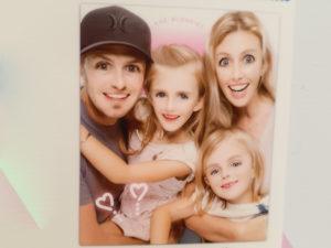 Photo Booth fun in Japan makes a fun family photo for the blonde nomads