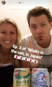 Whats in the can in Japan with the blonde nomads 
