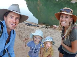 Crocodile Selfie The Blonde Nomads