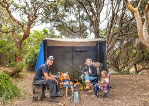 Camping with kids tips with The Blonde Nomads