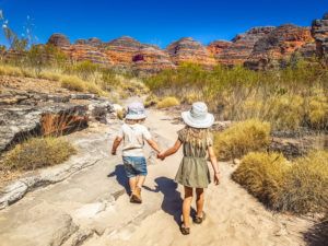 The famous Bungle Bungles are a World Heritage Site and amazing to see up close