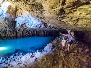 Exploring Tunnel Creek - just before we waded through the water