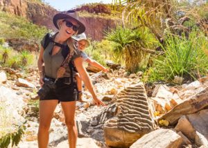 Finding ripple rock on our Emma Gorge walk