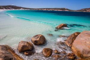 Thistle Cove is a wonderful beach to explore - we even saw a seal here.