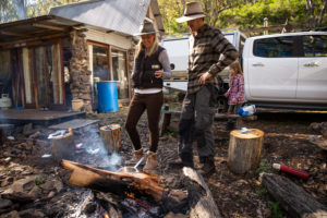 Cabin Life = Hot cuppa's and fire chats