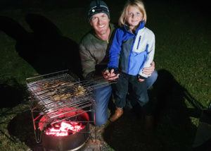 Cooking on the camp Braai - a great gift for an adventure dad
