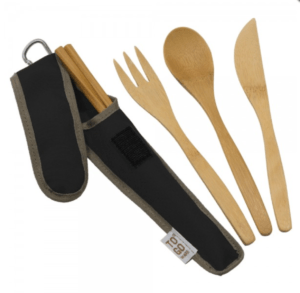 Bamboo cutlery set is a great gift for dad