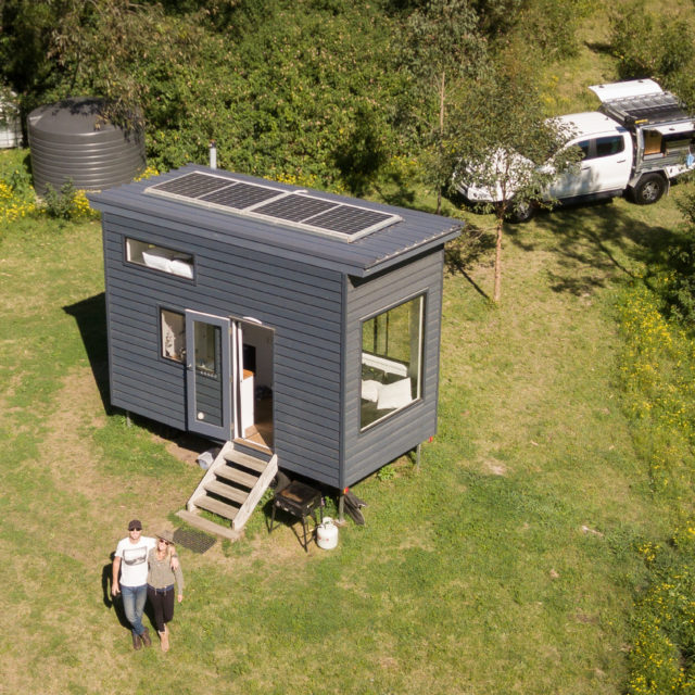 These cute little homes are eco friendly and totally off the grid