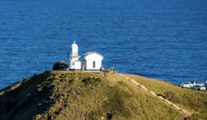 Tacking Point Lighthouse has amazing views of the coast 