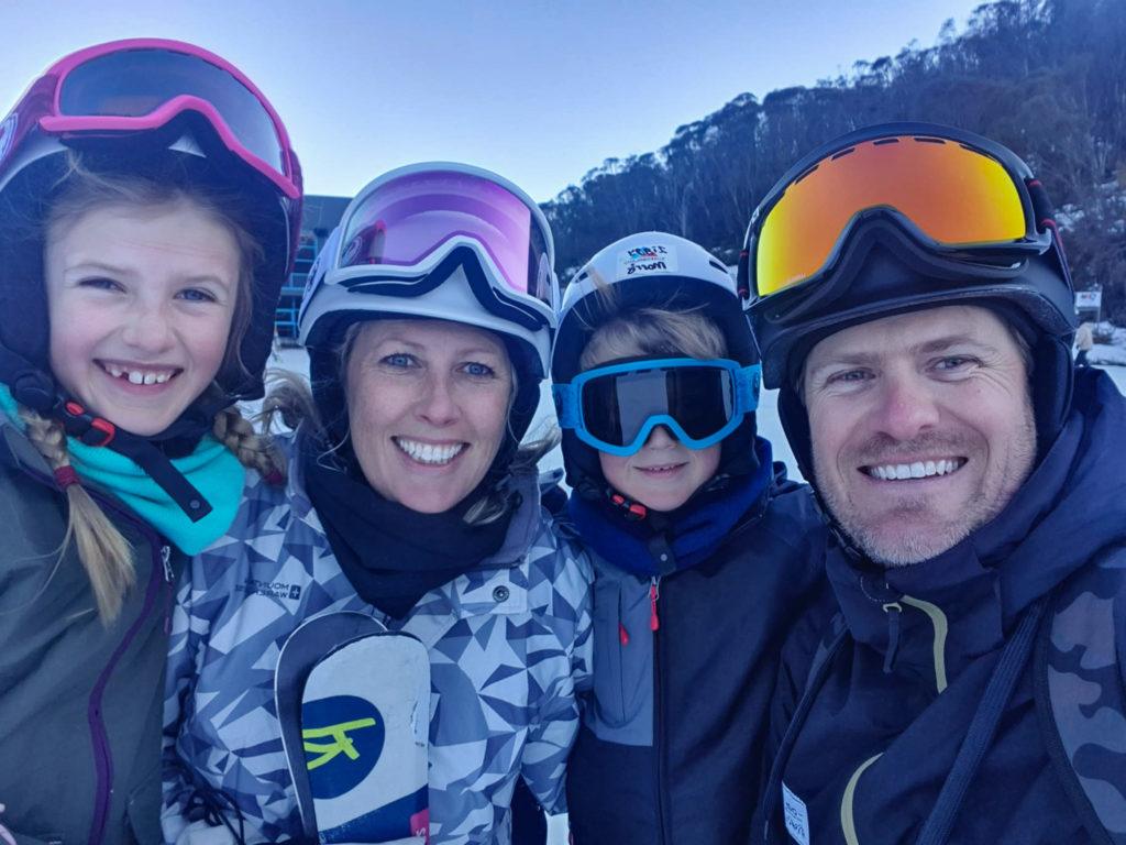 family holiday to the snow