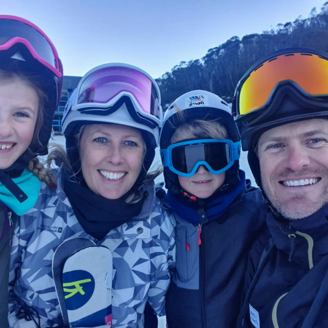 family holiday to the snow